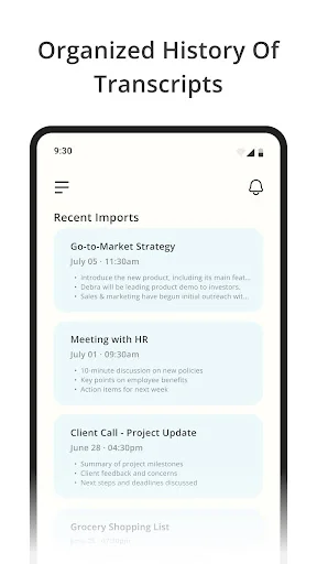 Medical Report discussion transcription screen displaying real-time speaker identification and individual speaker transcripts