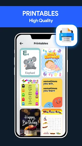 High quality printables templates including Elephant, Baby Shower, Birthday, and calendar designs